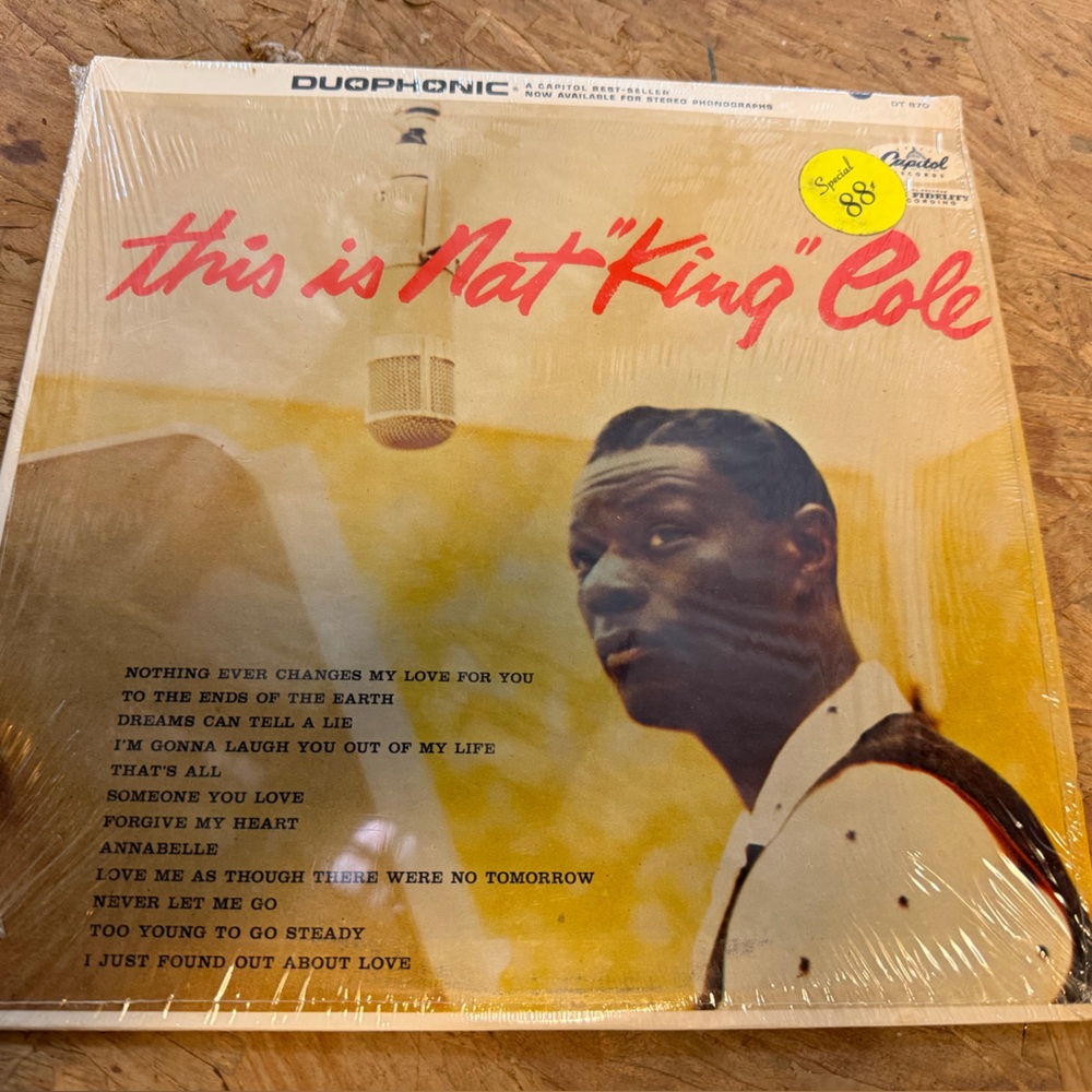 Vintage Vinyl Album - This is Nat “King” Cole”  Capitol Records /